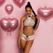 Кружевной эротический комплект с топом One Size White