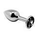 Анальна пробка Alive Mini Metal Butt Plug Black L SO6006 фото 1