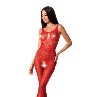 Бодістокінг з доступом до інтимних місць Passion BS078 red One size