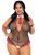 Костюм школьницы Leg Avenue Schoolgirl XL/XXL, боди с галстуком