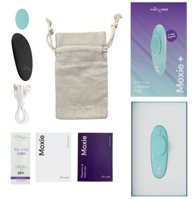 Смарт-вибратор в трусики We-Vibe Moxie+ Aqua SO7145 фото