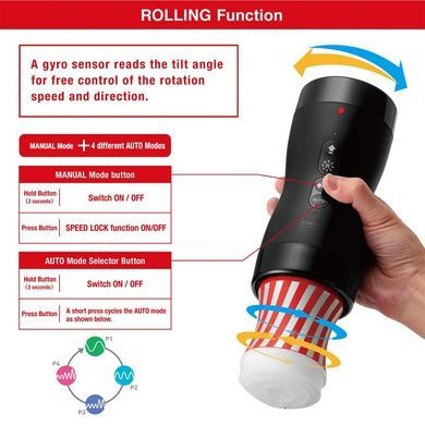 Мастурбатор Tenga VACUUM GYRO ROLLER SET SO7041 фото