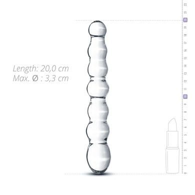 Стеклянный дилдо в виде бусин Gildo Glass Dildo 19 SO4419 фото