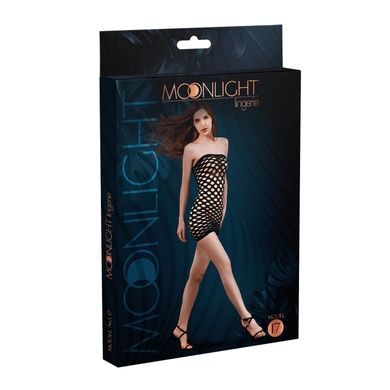 Еротична міні-сукня сітка з відкритими плечима Moonlight XS-L чорна