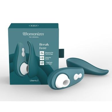 Вакуумный стимулятор Womanizer Liberty 2 Dark Petrol SX0521 фото