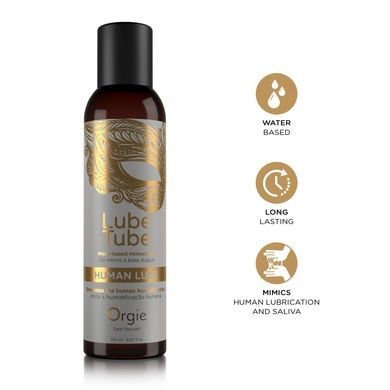 Водный лубрикант Orgie Lube Tube Human Lube 150 мл SX1504 фото