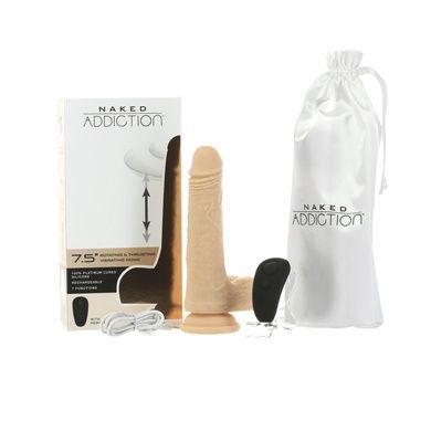 Фалоімітатор з ротацією та пульсацією Naked ADDICTION The Freak 7,5 SO5590 фото