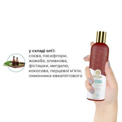 Масажна олія JO DONA Restore Peppermint&Eucalyptus 120 мл SO2620 фото