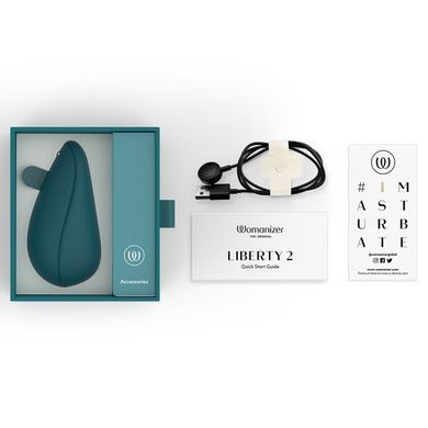 Вакуумный стимулятор Womanizer Liberty 2 Dark Petrol SX0521 фото