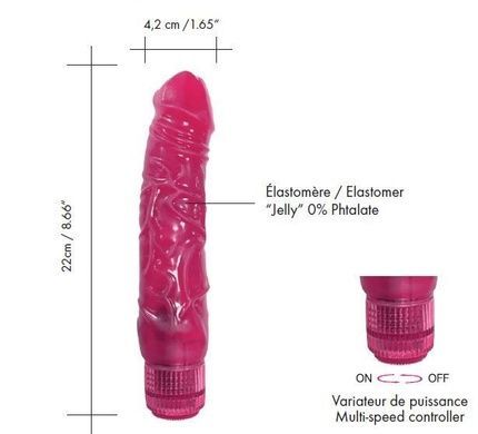 Фаллоимитатор вибратор Dorcel Jelly Boy диаметр 4,2см MD1496 фото