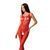 Бодистокинг с доступом к интимным местам Passion BS078 red One size