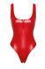 Боді Noir Handmade F352 Red powerwetlook body - L
