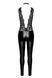 Комбінезон Noir Handmade F298 Libido Deep-V catsuit with collar and pearl chain - S