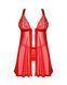 Беби-долл Obsessive Elianes babydoll & thong XL/2XL красный