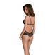 Боди Passion AMBERLY BODY black, XXL/XXXL, открытая спина, низ стринги