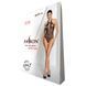 Бодістокінг з декольте Passion BS088 black, імітація корсетної шнурівки One size