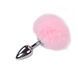 Анальная пробка с хвостом Alive Fluffy Plug S Pink SO6313 фото 1