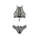 Еротичний комплект Passion AZALIA SET L/XL, black
