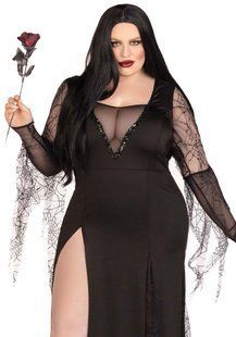 Костюм Мортіші Аддамс Leg Avenue Sexy Spooky Morticia 1X&ndash;2X