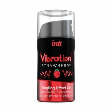 Жидкий вибратор Intt Vibration Strawberry 15 мл SO2921 фото