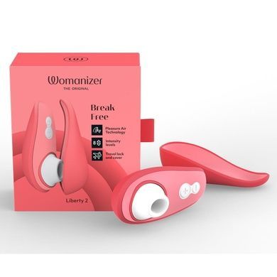 Вакуумный стимулятор Womanizer Liberty 2 Vibrant Rose SX0522 фото