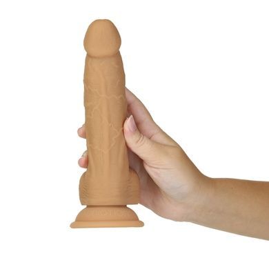 Фалоімітатор ADDICTION Dual Density Dildo Caramel 8 SO8243 фото