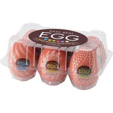 Мастурбаторы-яйца Tenga Egg Hard Boilded II Pack 6 шт SO9804 фото
