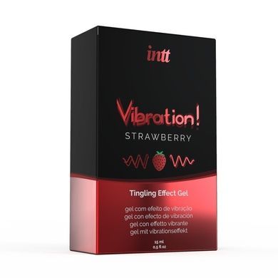 Жидкий вибратор Intt Vibration Strawberry 15 мл SO2921 фото