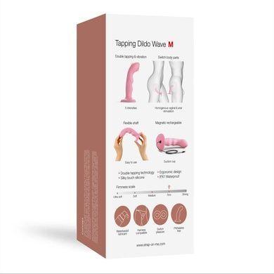 Насадка для страпона Strap-On-Me CORAL PINK М SO9622 фото