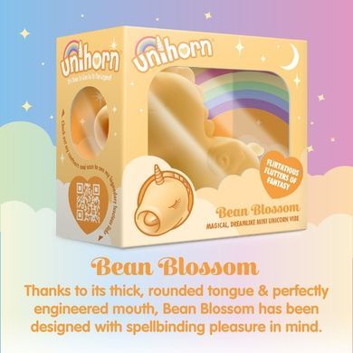Вібратор-єдиноріжка Unihorn - Bean Blossom, пульсівний язичок SX2856 фото