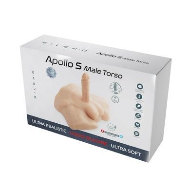 Полуторс с фаллоимитатором SilexD Apollo S Male Torso SO9935 фото