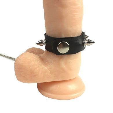 Кольцо для пениса Penis Ring с шипами и поводком SO5152 фото