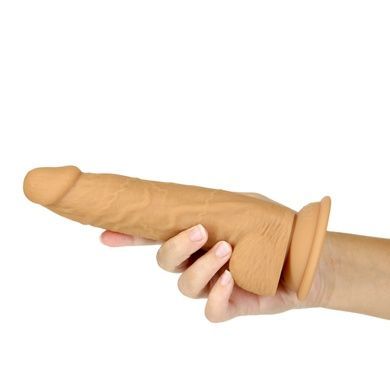 Фалоімітатор ADDICTION Dual Density Dildo Caramel 8 SO8243 фото