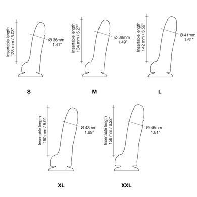 Фаллоимитатор Strap-On-Me Sliding Skin Realistic Dildo Vanille L SO6261 фото