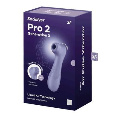 Стимулятор Satisfyer Pro 2 Generation 3 with Liquid Air Lilac SO8403 фото