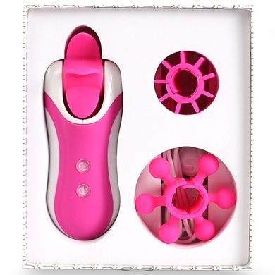 Стимулятор FeelzToys Clitella Oral Clitoral Stimulator Pink SO5068 фото