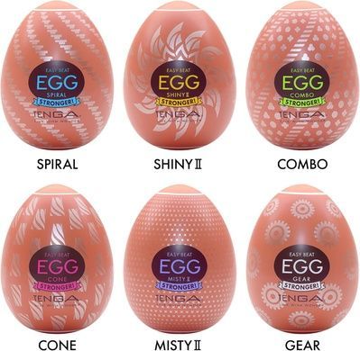 Мастурбаторы-яйца Tenga Egg Hard Boilded II Pack 6 шт SO9804 фото
