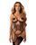 Корсет Obsessive Soranna cupless corset & crotchless thong 2XL/3XL, Черный