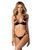 Комплект Obsessive Keira Lise 2-pcs crotchless set L/XL