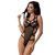 Боди-монокини Passion Exclusive HAGAR BODY XXL/XXXL, black
