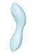 Вакуумный клиторально-влагалищный смарт-вибратор Satisfyer Curvy Trinity 5 голубой SO6726 фото 4