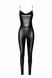 Комбинезон Noir Handmade F306 Mirage catsuit with jewelry rhinestone chain adorning the back - XL