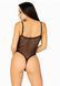 Еротичне боді Leg Avenue Cami bodysuit with thong Black XL, на бретелях