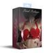 Ліф Серце з натуральної шкіри Feral Feelings - Hearts Bra Red
