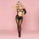 Бодістокінг на одне плече "Енжі" Black One Size