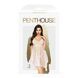 Бебі-дол з ажурним бралетом та асиметричним подолом Penthouse - Naughty Doll White S/M