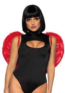 (SALE) Крила дияволиці Leg Avenue devil wings Red, справжнє пір&rsquo;я