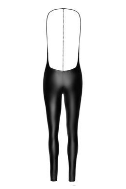Комбінезон Noir Handmade F306 Mirage catsuit with jewelry rhinestone chain adorning the back - XXL