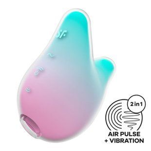 Вакуумний стимулятор Satisfyer Mermaid Vibes Mint/Pink SX1209 фото