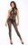 Бодистокинг Noir Handmade F315 Ego flocked mesh halter catsuit - S